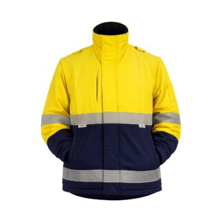 Jacket - Tuffa JKT004 2IN1 PPE2 Inherently Flame Resistant Taped Yellow/ Navy
