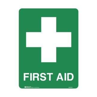 Sign - Poly Emergency Info 'First Aid' 300mm x 225mm