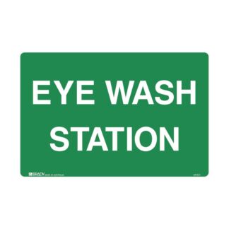 Sign - Poly Emergency 'Eye Wash Station' 225mm x 300mm