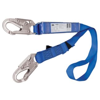 Lanyard - Single Tail 3M Protecta First 1390066A Shock Absorbing Adjustable Webbing c/w Snap Hooks - 2.0M