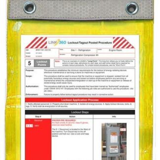 Document / Permit Holder - Yellow